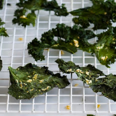 Kale Chips with Lemon and Ginger from 'Salty Snacks'