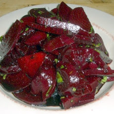 Twice-Cooked Beets in Chianti Glaze