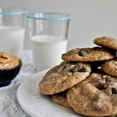Peanut Butter Banana Chocolate Chip Cookies