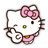 Hello Kitty Pink Heart Theme icon