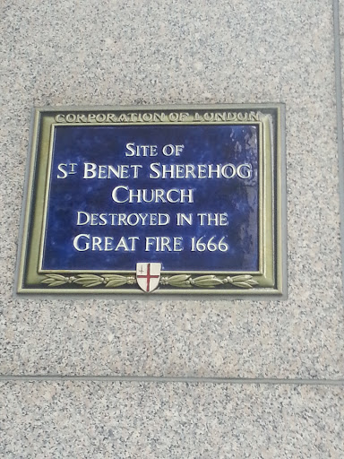 Site of St. Benet Sherehog Church