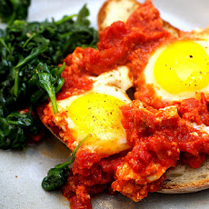 Poached Eggs in Tomato Sauce