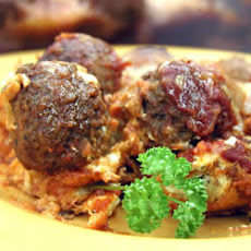 Meatball Sandwich Casserole