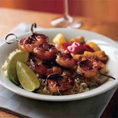 Spicy Passion Fruit-Glazed Shrimp