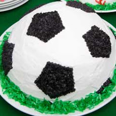 Soccer Ball Ice Cream Cake