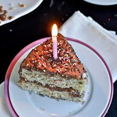 Yellow Birthday Cake