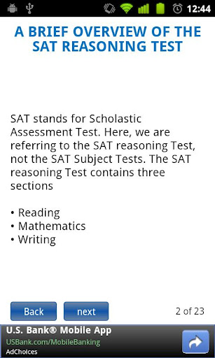 SAT Overview