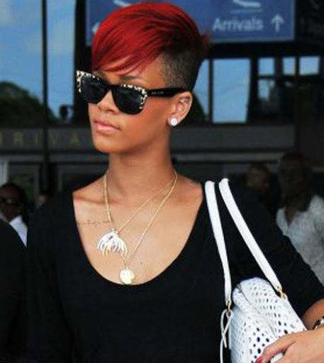 leopard print sunglasses on Rihanna