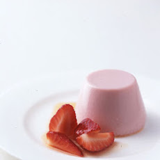 Strawberry Panna Cotta with Strawberry Compote
