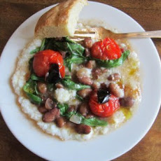 Borlotti Beans with Sweet and Sour Agrodolce Sauce