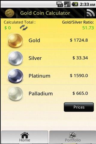 Gold Coin Price Calculator