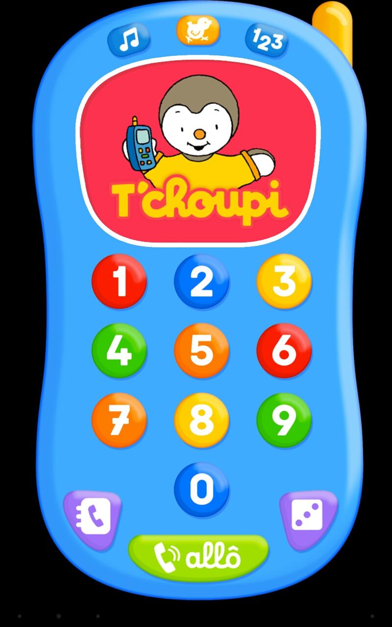 Android application Téléphone avec Tchoupi screenshort