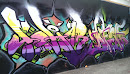 Warwick Farm News agency Graffiti wall