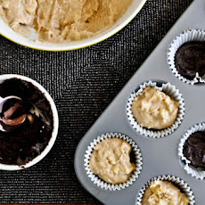 Brownie Banana Bread Cupcakes
