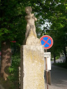 Kirchberg am Wagram - Jungenstatue am Marktplatz