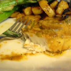 Oven Roasted Halibut With Herb Citrus Vinaigrette