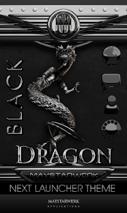 How to install Next Launcher Theme black dra 4.62 apk for laptop