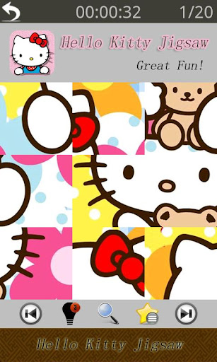 hello-kitty-jigsaw for android screenshot