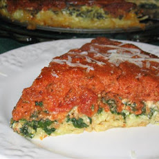 Layered Pasta Ricotta Pie