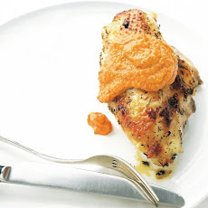 Roast Chicken Breasts with Romesco Sauce