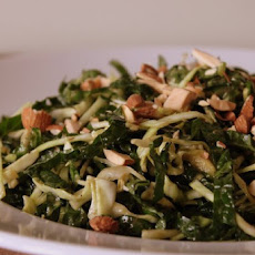 Creamy Crunchy Kale Avocado Slaw