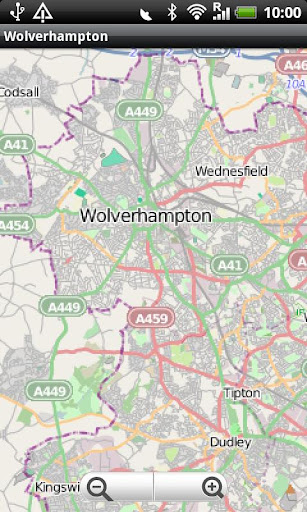 Wolverhampton Street Map