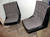 Par De Sillas Secretariales Asiento De Tela