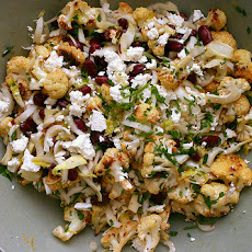 Cauliflower, Kidney Bean and Feta Salad