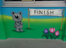 Bear Finish Line Mural
