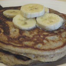 Whole Wheat, Oatmeal and Banana Pancakes
