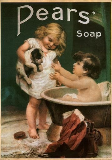 Pears soap vintage poster