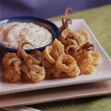 Fried Calamari with Roasted Garlic and Lime Aïoli