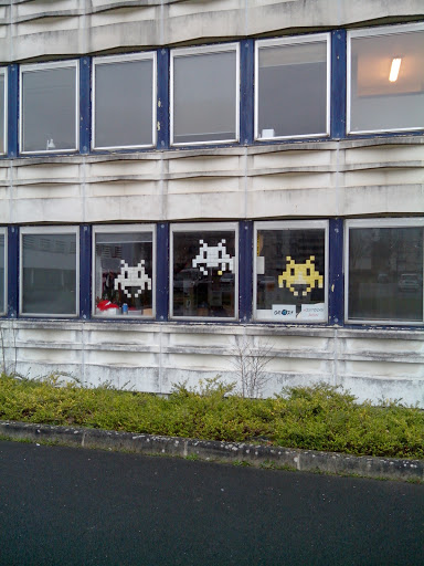 Rennes2 Post it Space Invaders