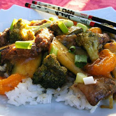 Stir Fried Orange Beef