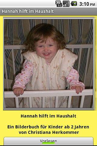 Hannah hilft im Haushalt