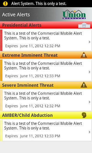 Union Wireless CMAS App