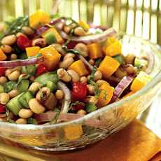 Black-Eyed Pea and Pumpkin Salad