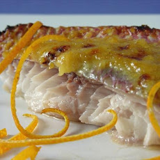 Orange-Glazed Red Snapper