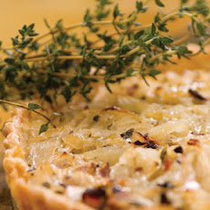 Vidalia Onion Tart with Bacon, Local Honey, and Fresh Thyme