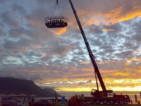 趣味圖文,dinner in the sky,