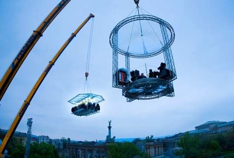 趣味圖文,dinner in the sky,