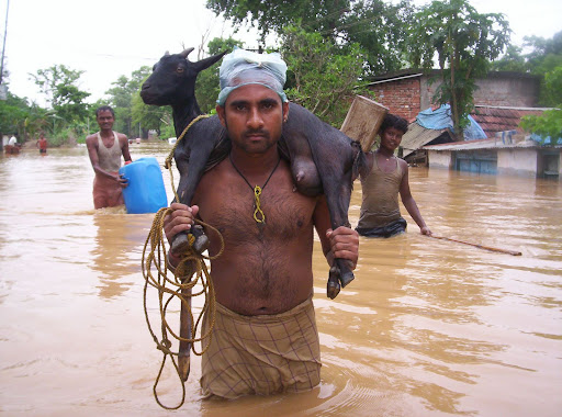 Khaparapada area flooded