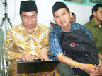 Zulva Rafik dan Zaim Nugroho tengah mengecek akses internet mobile Mengecek kecepatan akses internet mobile