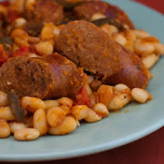 Italian Sausage and White Beans with Sage