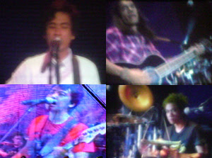 a set of very blurry super zoomed-in shots of the Heads