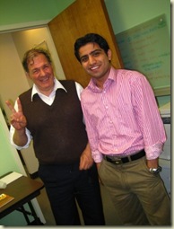 Albert Santoli and Chandan