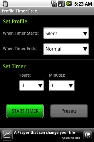 Profile Timer Free