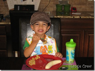 Cute in Mommy's hat (3)
