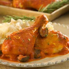 Braised Mediterranean Chicken With Olives