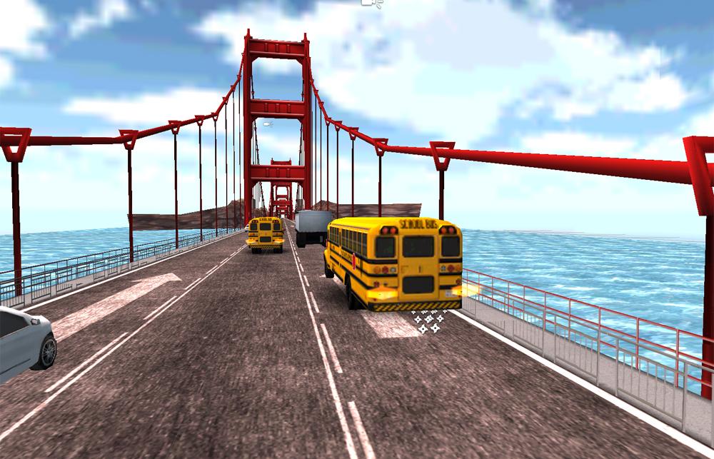Android application Real Speed bus Racing screenshort